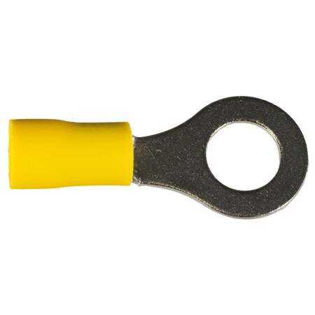 Midwest Fastener Ring Terminal, 10 AWG, Plastic Insulated, 15 PK 69965